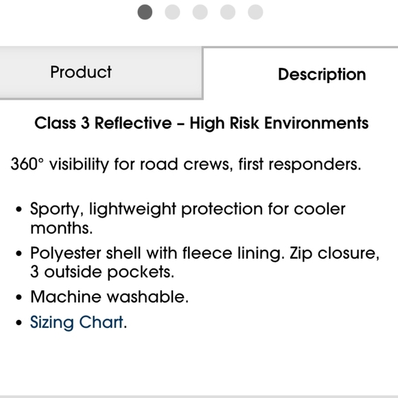 ULINE MENS 3XL CLASS 3 REFLECTIVE HI-VIS SOFT SHELL JACKET - Picture 4 of 16